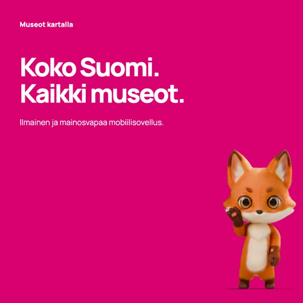 Koko Suomi. Kaikki museot. — pinkki · Ilman QR-koodia