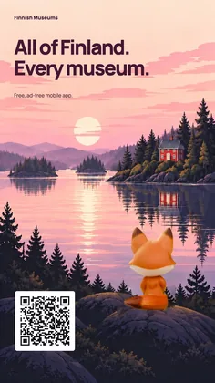 Your next museum visit awaits — lakeside · With QR code