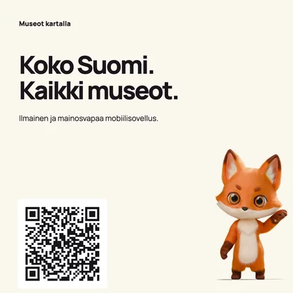 Koko Suomi. Kaikki museot. — vanilja · QR-koodilla