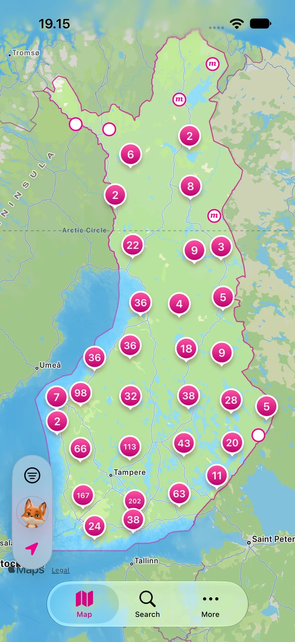 Unframed screenshot · All of Finland