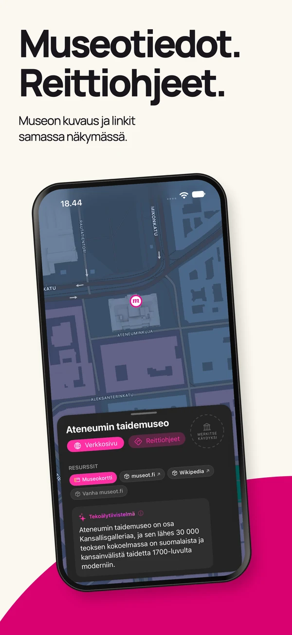 iPhone-kauppakuva · Museotiedot ja reittiohjeet